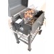 Girarrosto per Barbecue TEPRO,DARDARUGA Alimentazione USB Velocita' Regolabile con Griglia cm 50 x 22