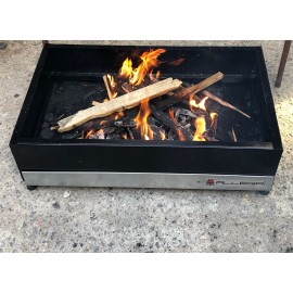 Barbecue a Carbone/legna con Girarrosto Con Regolazione Velocita' Alimentazione Usb