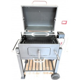 Girarrosto S K i R O N ® per barbecue tepro alimentazione usb e regolazione velocita' di rotazione portata kg 15