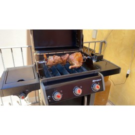 Girarrosto S K i R O N ® per barbecue tepro alimentazione usb e regolazione velocita' di rotazione portata kg 15