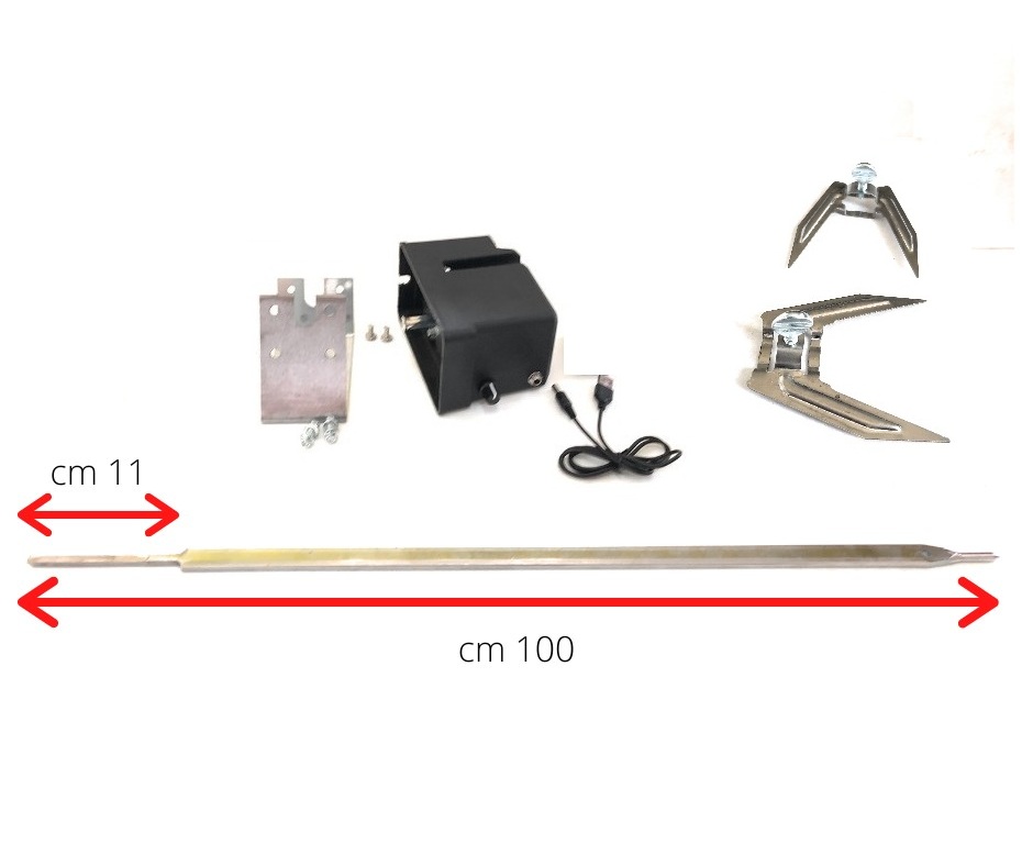 Girarrosto Weber Genesis 400 10 kg – 220V + 5V, Velocità Regolabile
